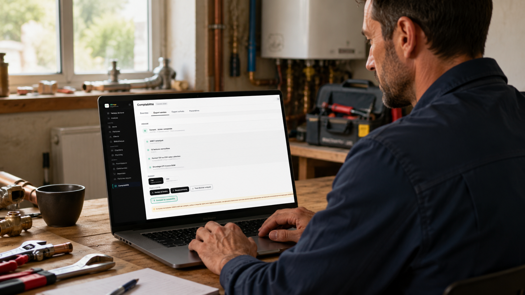 Illustration de l'article : Artisan : transmettez votre comptabilité au comptable en un clic